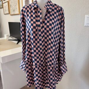 NWT Ascot & Hart Checkered Dress